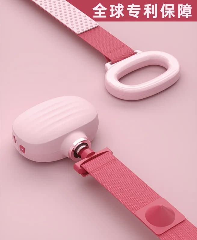 Cintura massaggiante 2-in-1 per tutto il corpo con dispositivo per massaggio transcutaneo, mini pistola per massaggio fasciale, pistola elettrica per massaggio muscolare profondo.