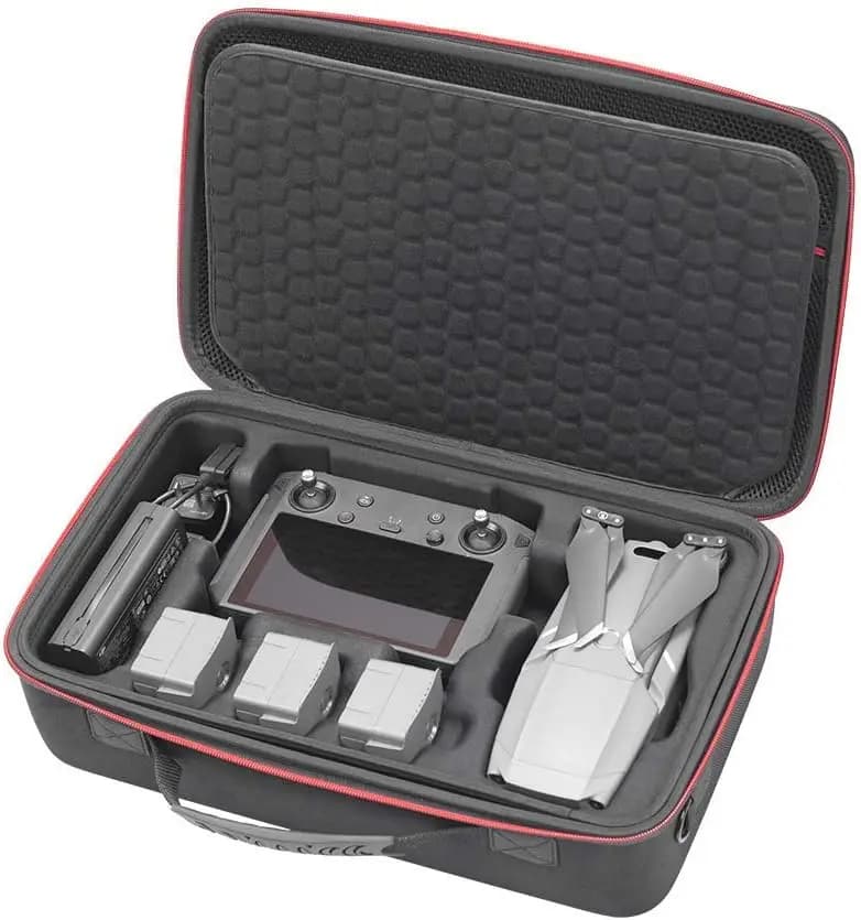 Custodia rigida per DJI Air 2/2S/Mavic 2 Pro e RC Pro - Adatto a droni, controller, batterie, caricabatterie, oggetti di scena (solo custodia)