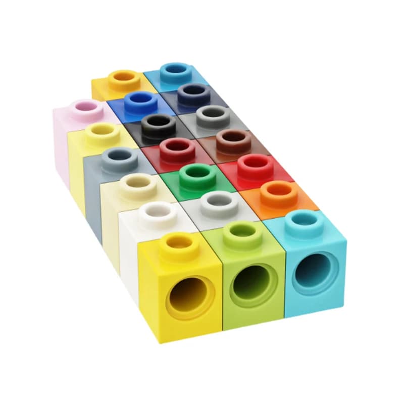 25 particelle di assemblaggio MOC compatibili con parti di blocchi da costruzione 6541 1x1, giocattoli tecnologici fai-da-te per bambini di marca classica