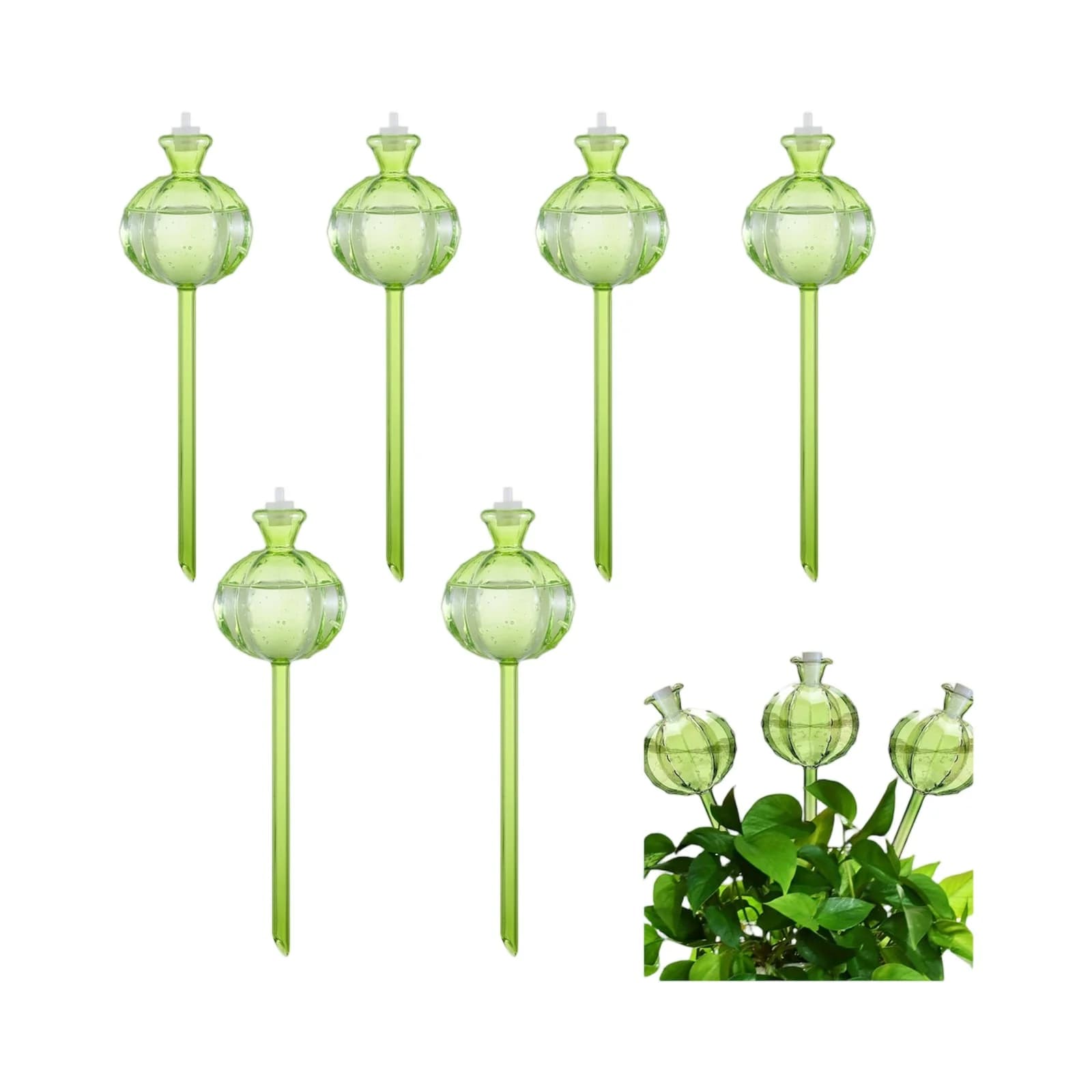 Irrigatori Automatici a Goccia per Piante, Globi Autoirriganti, Dispositivi di Irrigazione per Piante da Interno, Bottiglie a Rilascio Lento per Interni ed Esterni