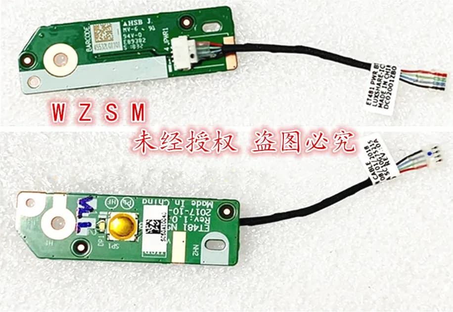 New for ThinkPad T480S ET481 laptop power button card with cable switch accessories for repairing muslimate NS-B473 01 er992