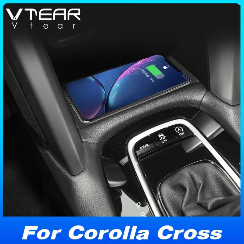 Caricabatterie Wireless per Auto da 15W per Toyota Corolla Cross 2021 2022 2023 accessori piastra per caricabatterie rapido per telefono Holde prodotti per Auto