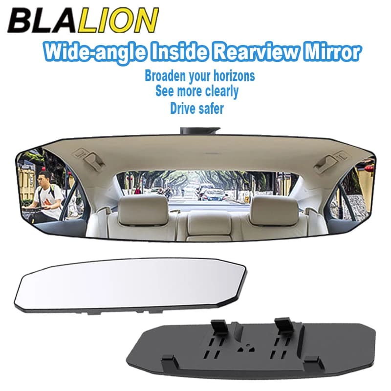 BLALION Specchietti per auto per bambini Specchietto retrovisore Ampio angolo di assistenza panoramica Antiriflesso Monitor interno per visione grande Auto universale