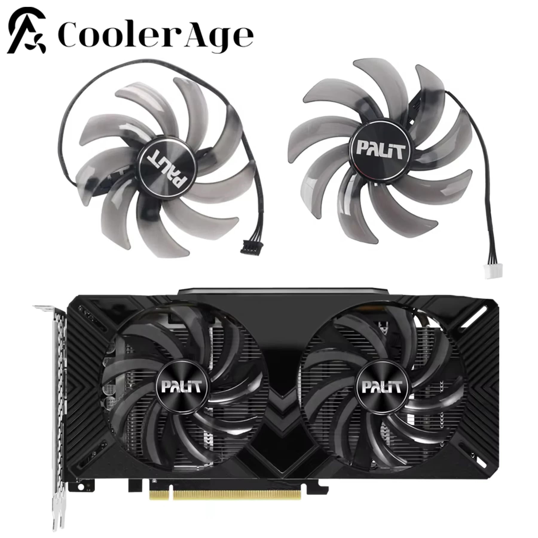 Ventola della scheda video per PALiT GeForce GTX 1660 1660Ti RTX 2060 2070 SUPER DUAL 85MM FDC10H12S9-C Raffreddamento della sostituzione della scheda grafica