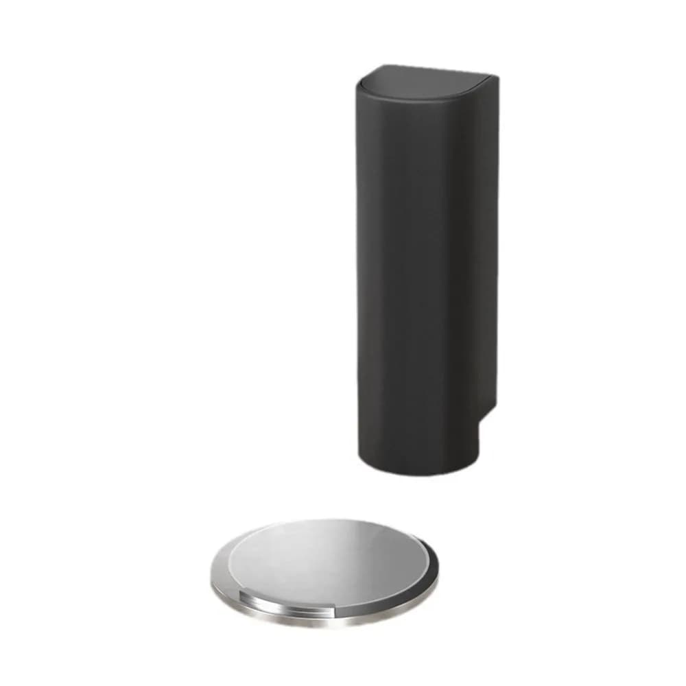Fermaporta Magnetico in Acciaio Inossidabile, Ammortizzatore Antiurto Senza Foratura, Ferma Porta Magnetico Resistente, Fermaporta a Tocco, Ferma Porta a Ventosa