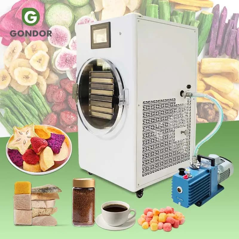 Piccolo mini Liofilizador Essiccazione di frutta secca Essiccatore Australia Disidratatore domestico Macchina asciutta per alimenti