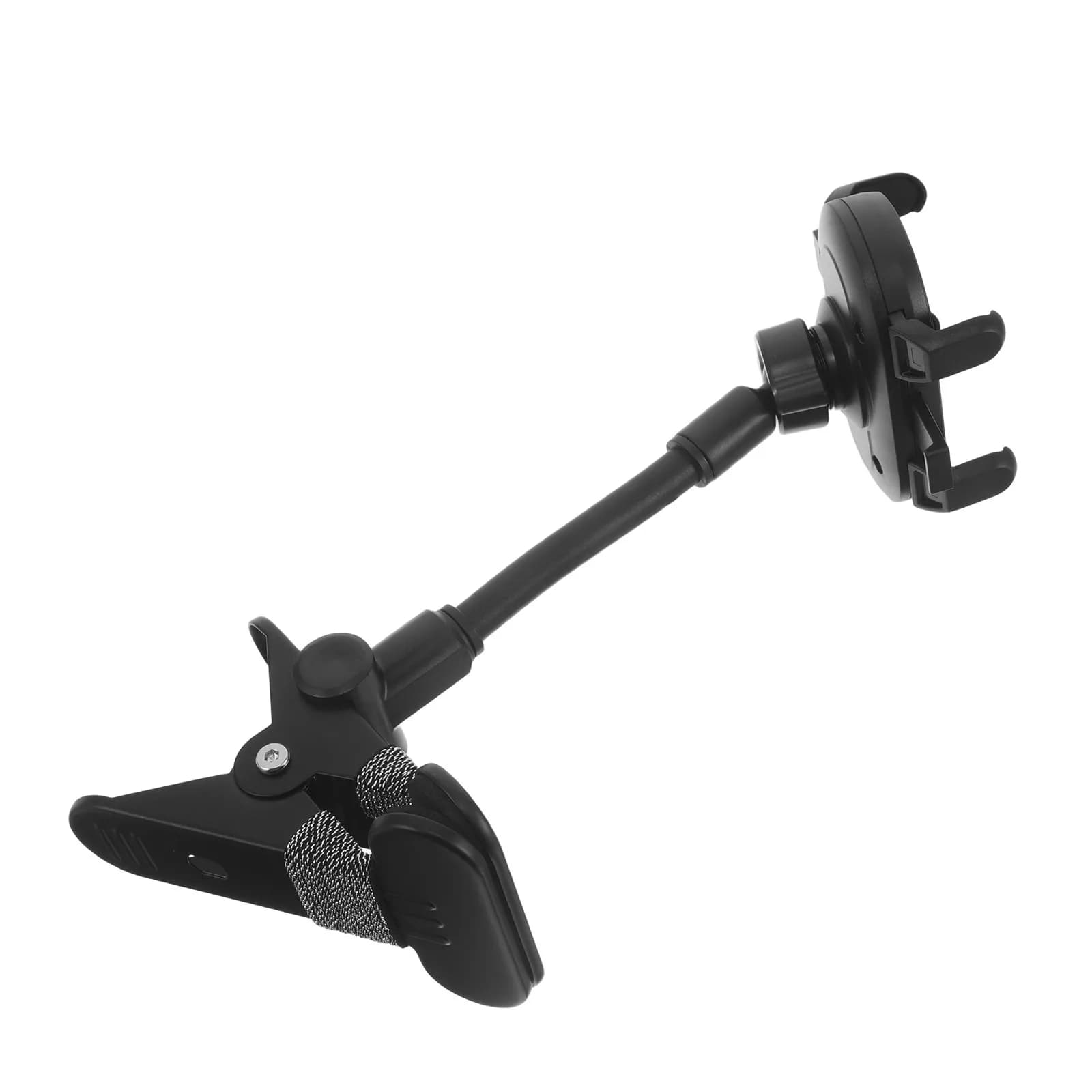 Supporto per Telefono da Chitarra Flessibile a Collo d'Oca con Rotazione a 360° per Chitarra, Basso, Ukulele, per Esibizioni e Pratica