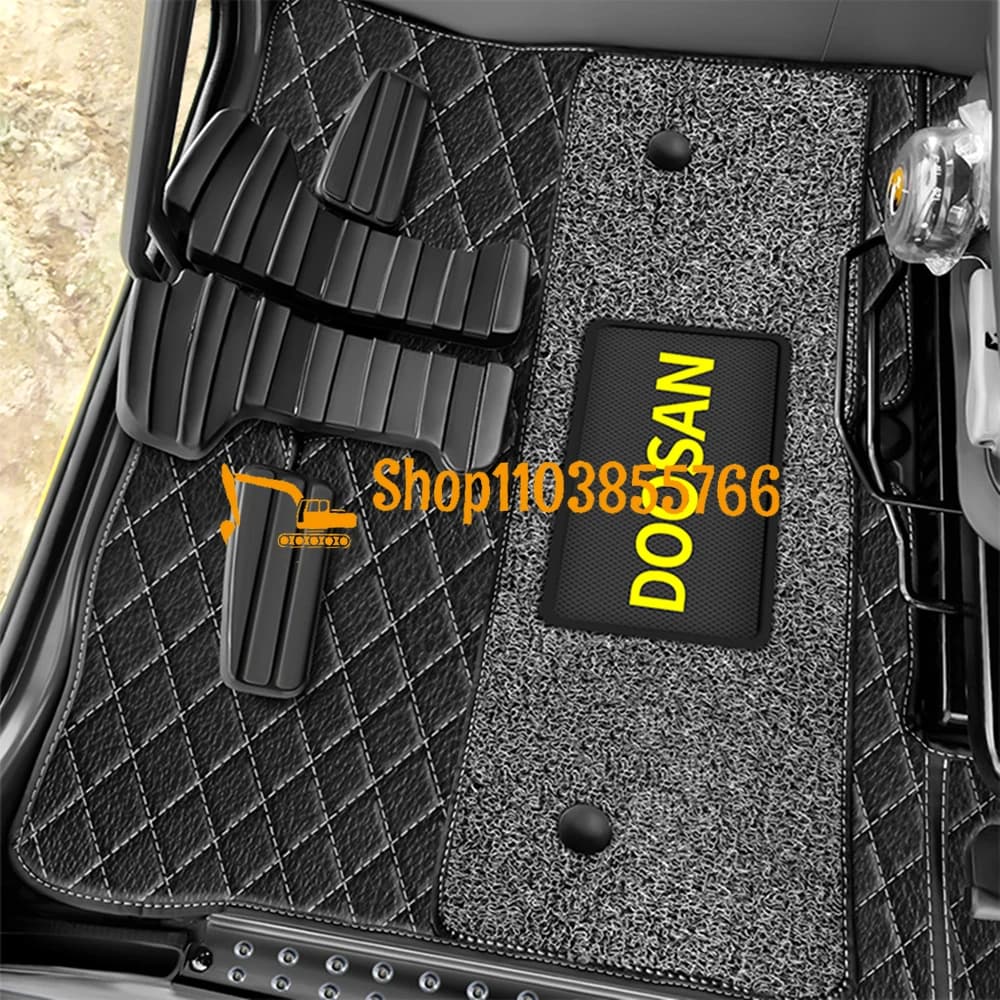 Tappeto antiscivolo anti-sporco per cabina Tappetino antisporco per escavatore Doosan Daewoo Tappetino DX DH55 60 130 150 220 215 225 260
