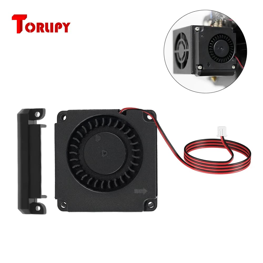 Ventola Turbo DC 4010 5V/12V/24V, Ventola di Raffreddamento per Stampante 3D con Kit Condotto d'Aria, Ventola Brushless per Estrusore Hotend Stampante 3D