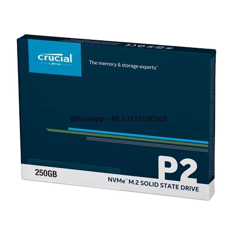 Interfaccia Crucial Meguiar 250g SSD M.2 (protocollo nvme) Serie P2 Meguiar prodotta originariamente