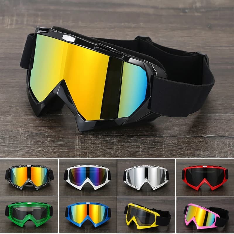 New Cycling Glasses Motocross Adult Bike Glasses ATV Ski helmet Googles Off-road windproof helmet for Kawasaki Oculos Gafas