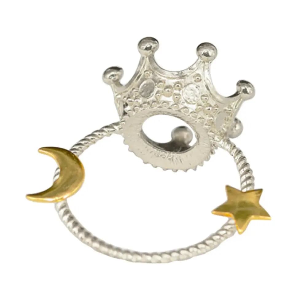 Ornamenti creativi per il desktop Stella Luna Decorazione della casa Base con sfera di cristallo Espositore con sfera di cristallo Supporto per sfera di vetro