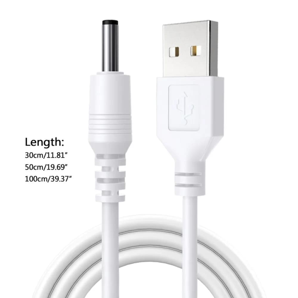 Cavo di alimentazione da USB a DC da 3,5 mm Connettore jack Cavo di alimentazione per caricabatterie da 5 V 3,5 * 1,35 mm universale per HUB Mini ventola Router Altoparlante MP3/MP4