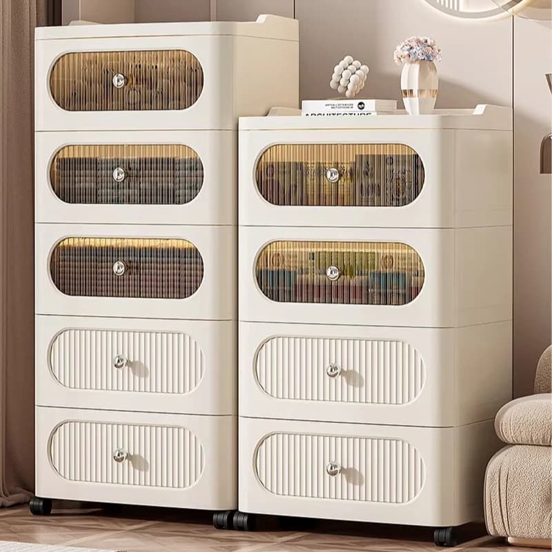 Foldable Fabric Storage Box - Multi-Layer Drawer Organizer for Clothes, Underwear & Socks, Home Closet Cabinet
