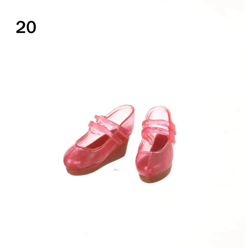 Plastic Foot Length 2cm Female Accessories Long Knees Boots Hero Dolls Boot Shoes