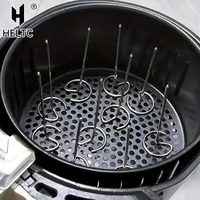 10/20pcs Multifunctional Stainless Steel 304 Barbecue Spiedini Air Fryer Vertical Oven Oven Needle Reusable Material For Food Use