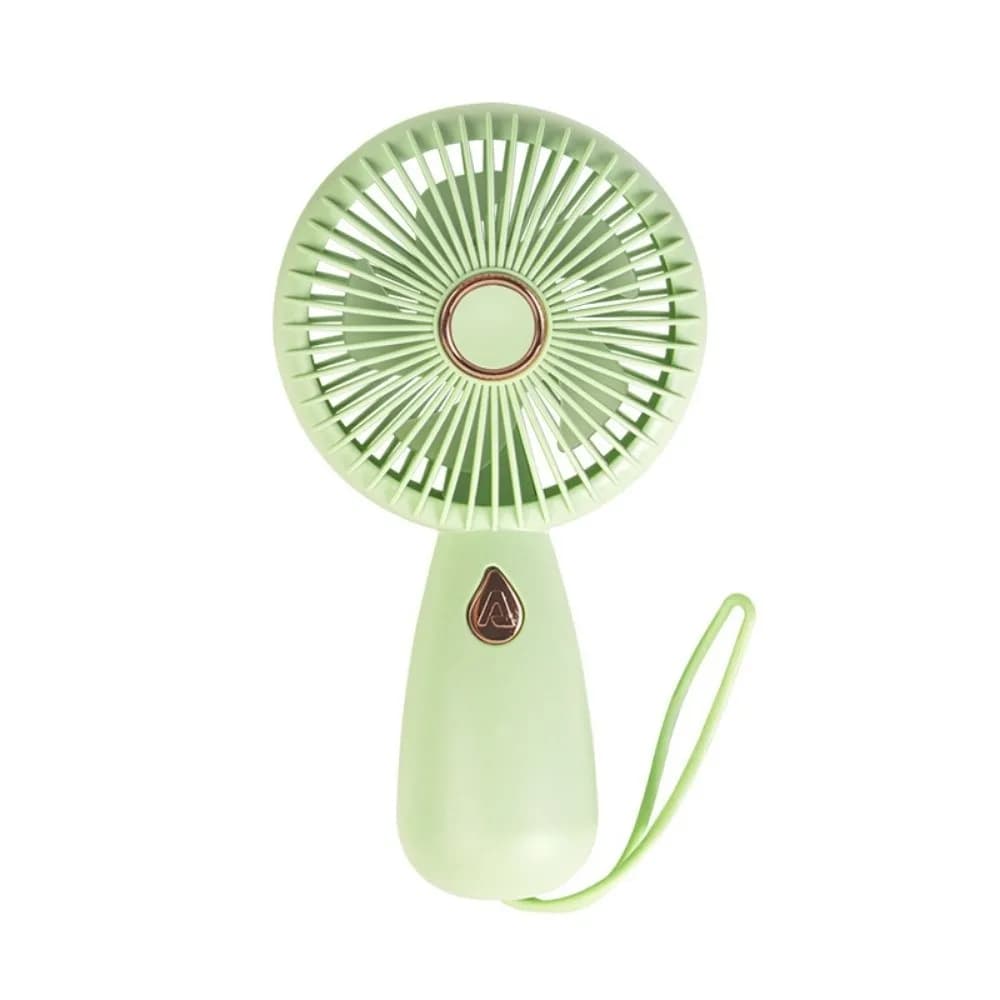 Mini Ventilatore Portatile a Basso Rumore, Ventilatore Elettronico Ricaricabile Creativo, Piccolo Ventilatore Elettrico per Arredamento Casa