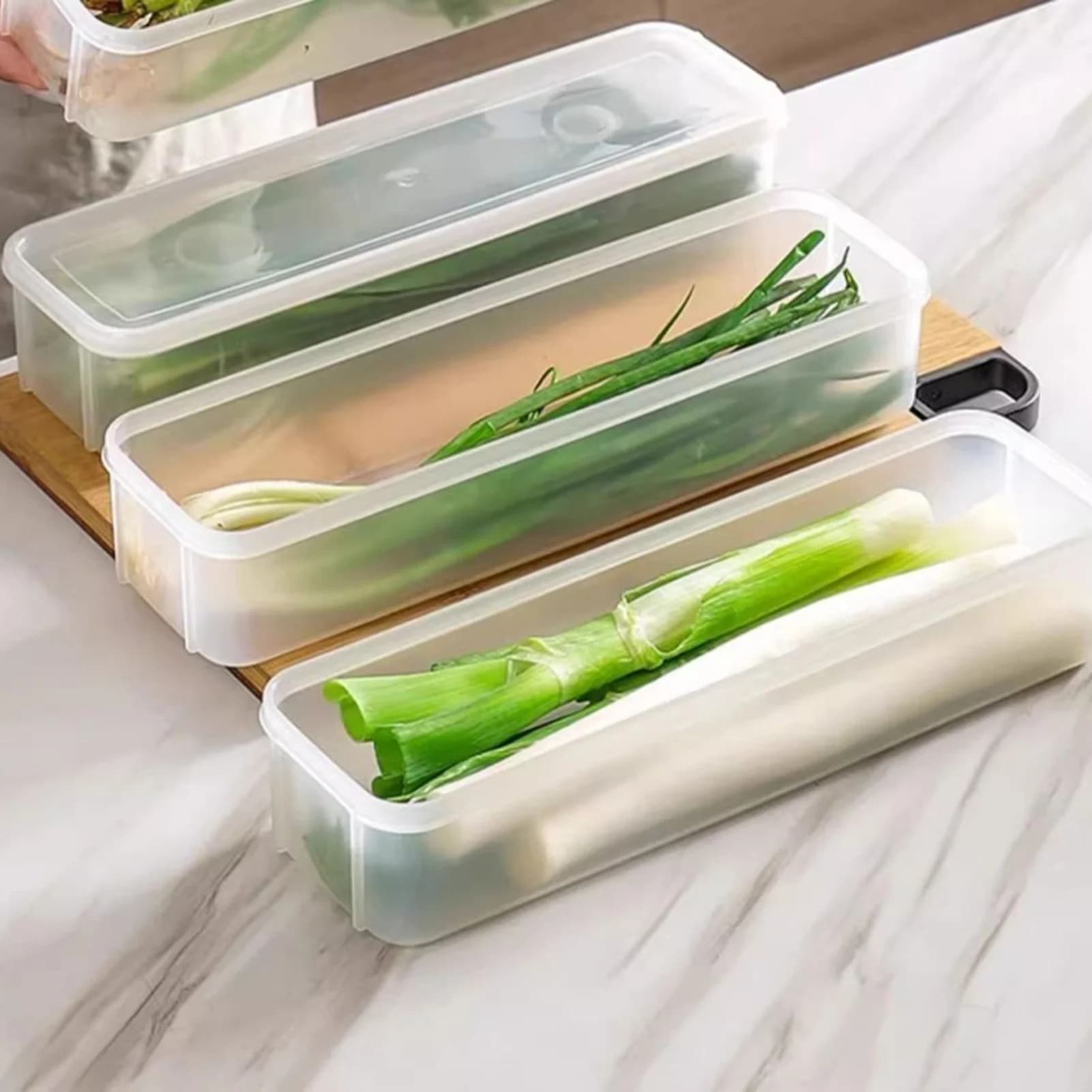 Multi Functional Food Storage Box For Refrigerator Sealed Fresh Keeping Container Boxes For Vegetables Fruits Pasta And Eggs