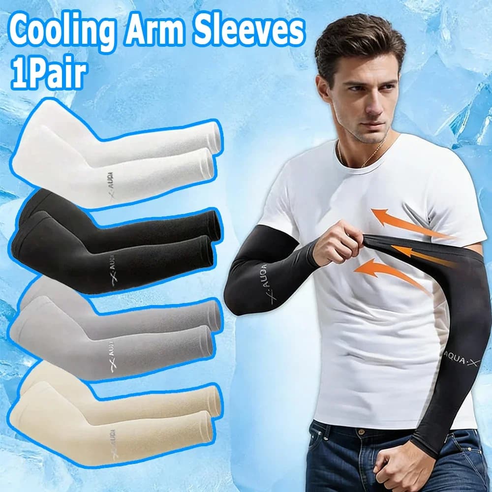 Men's Sports Sleeves, Breathable and Elastic Cycling Gloves, Suitable for Daily Travel and Fishing - Unisex Style
