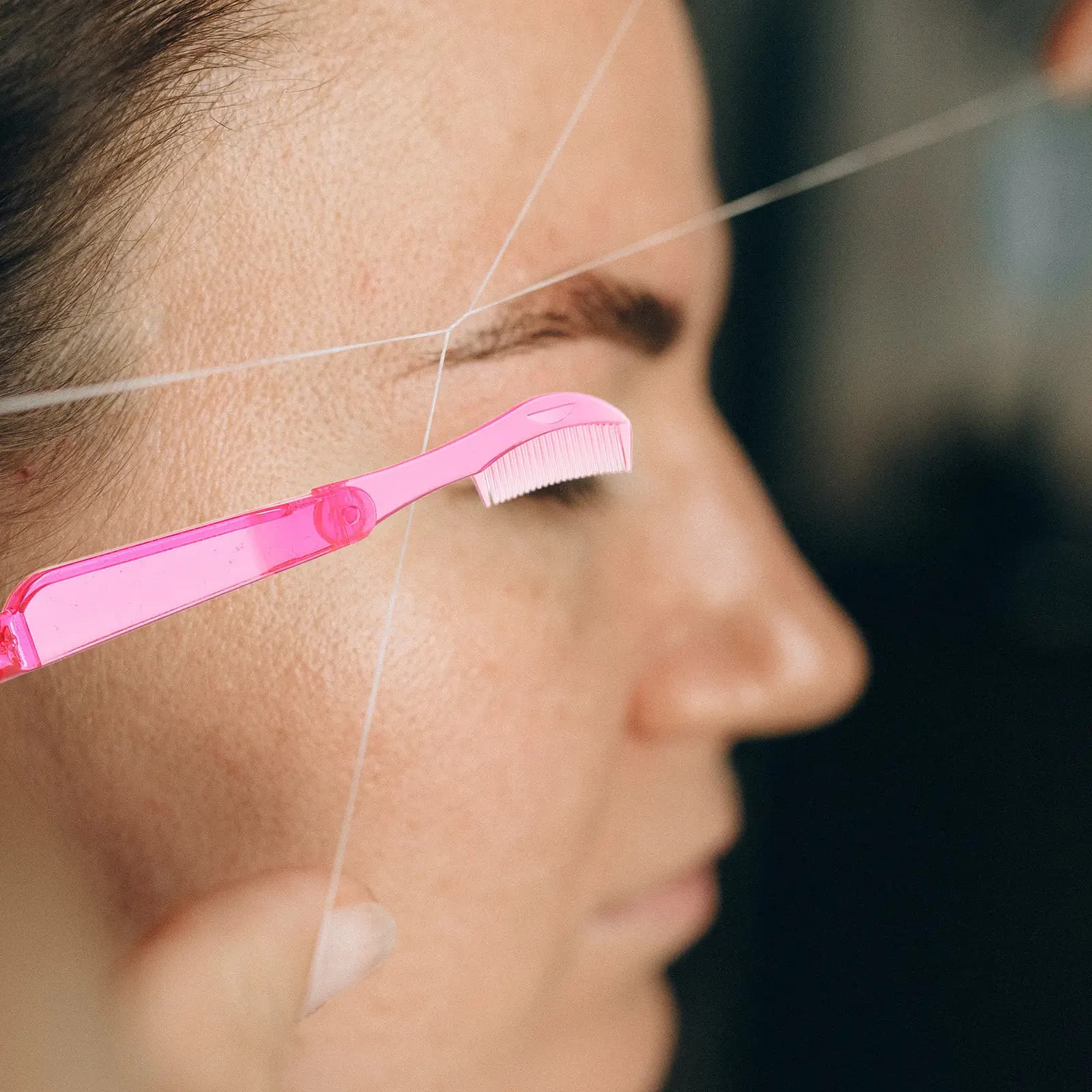 Set di 4 spazzolini per ciglia pieghevoli da 2 cm, separatore per ciglia a doppio uso per una cura precisa, con o senza mascara, strumento per il trucco.
