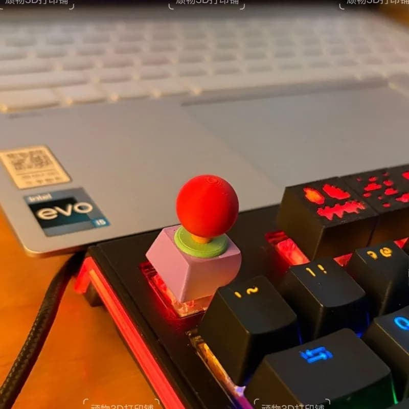 Keycaps per Tastiera Meccanica, Controller di Gioco, Joystick 1U Personalizzato Multicolore Stampato in 3D per Setup da Gaming