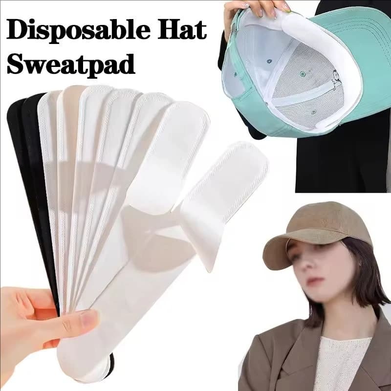 Cuscinetti Assorbenti per Cappelli, Adesivi Non Tessuti per Colletti di Abbigliamento, Strisce Adesive Traspiranti per Cappelli e Scarpe