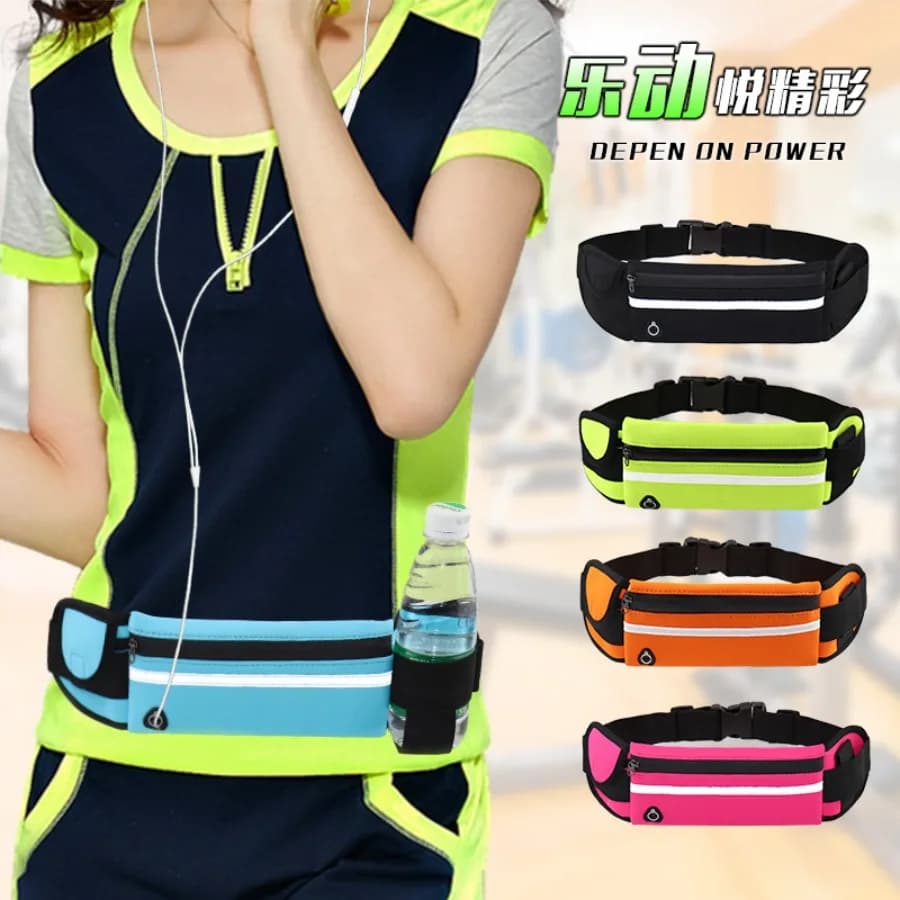 【Nuovo stile】Nuova borsa sportiva multifunzionale ultrasottile per cellulare, borsa impermeabile per maratona, piccola borsa da cintura, borraccia da ciclismo