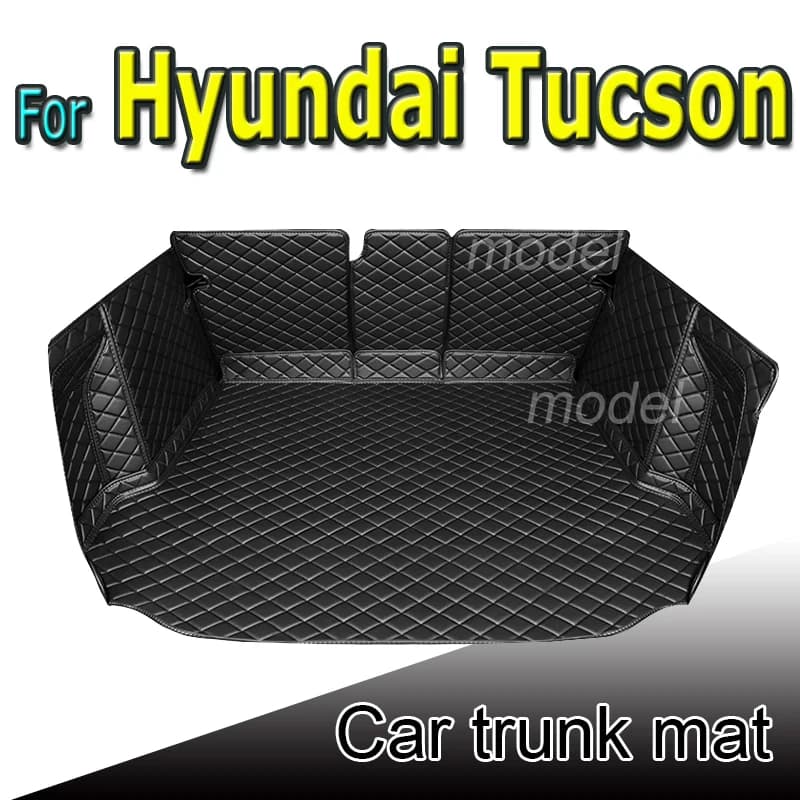 Tappetini di protezione per bagagliaio di un'auto per Hyundai Tucson 2021 2022 2023 NX4 N Line Cargo Liner Tappeti Copertura Pad Accessori Interni Boot
