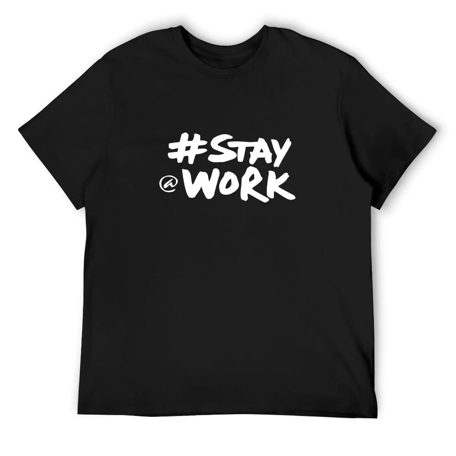 Stay @ Work Elon Musk Twitter T-shirt camicie magliette grafiche top carini vestiti hippie magliette da uomo