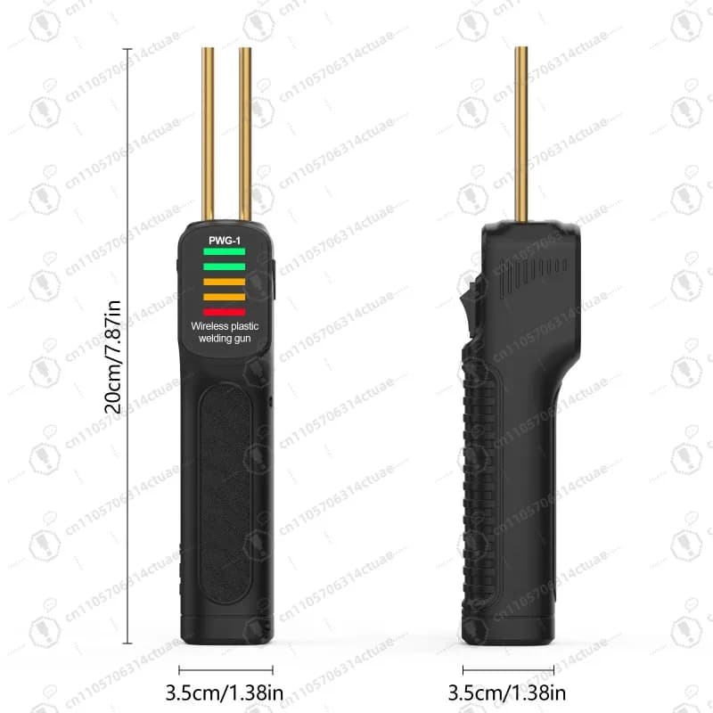 Pistola per Saldatura Plastica Wireless Multifunzione, Saldatore Portatile USB Ricaricabile a Riscaldamento Rapido per Riparazioni Fai-da-Te