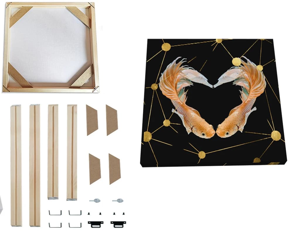 Custom DIY wooden frame hanger 60x60 Square decoration for home Body and frames Decorative picture for room