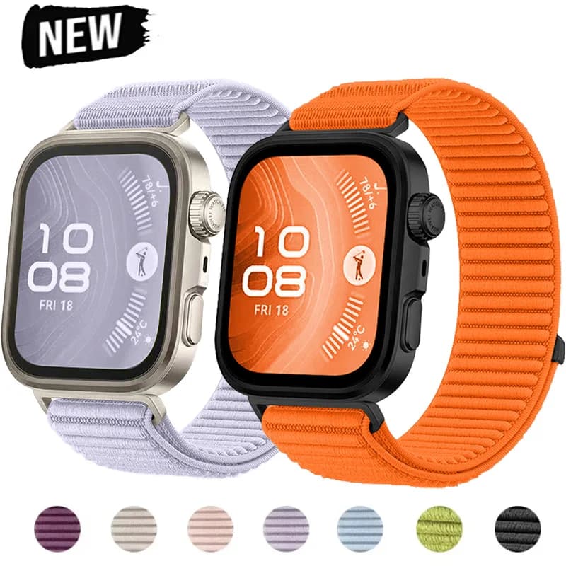 Cinturino ufficiale in nylon per Huawei Watch Fit 4 3 cinturino intrecciato confortevole e traspirante per accessori Huawei Watch Fit 4/4 Pro