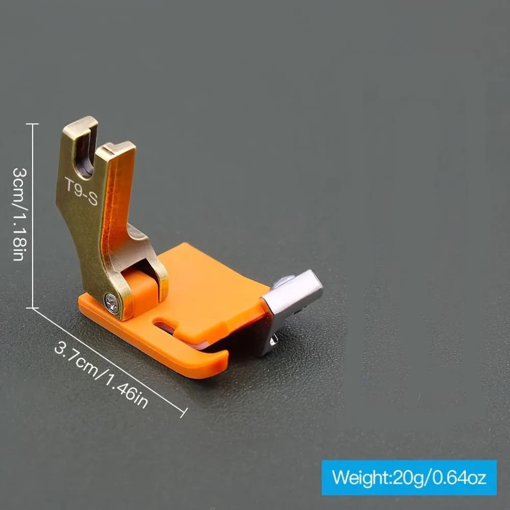 For Industrial Sewing Machine Accessories Plastic T9 Adjustable Multi-Function Presser Foot Hemming Rolling Edge Guide Feet