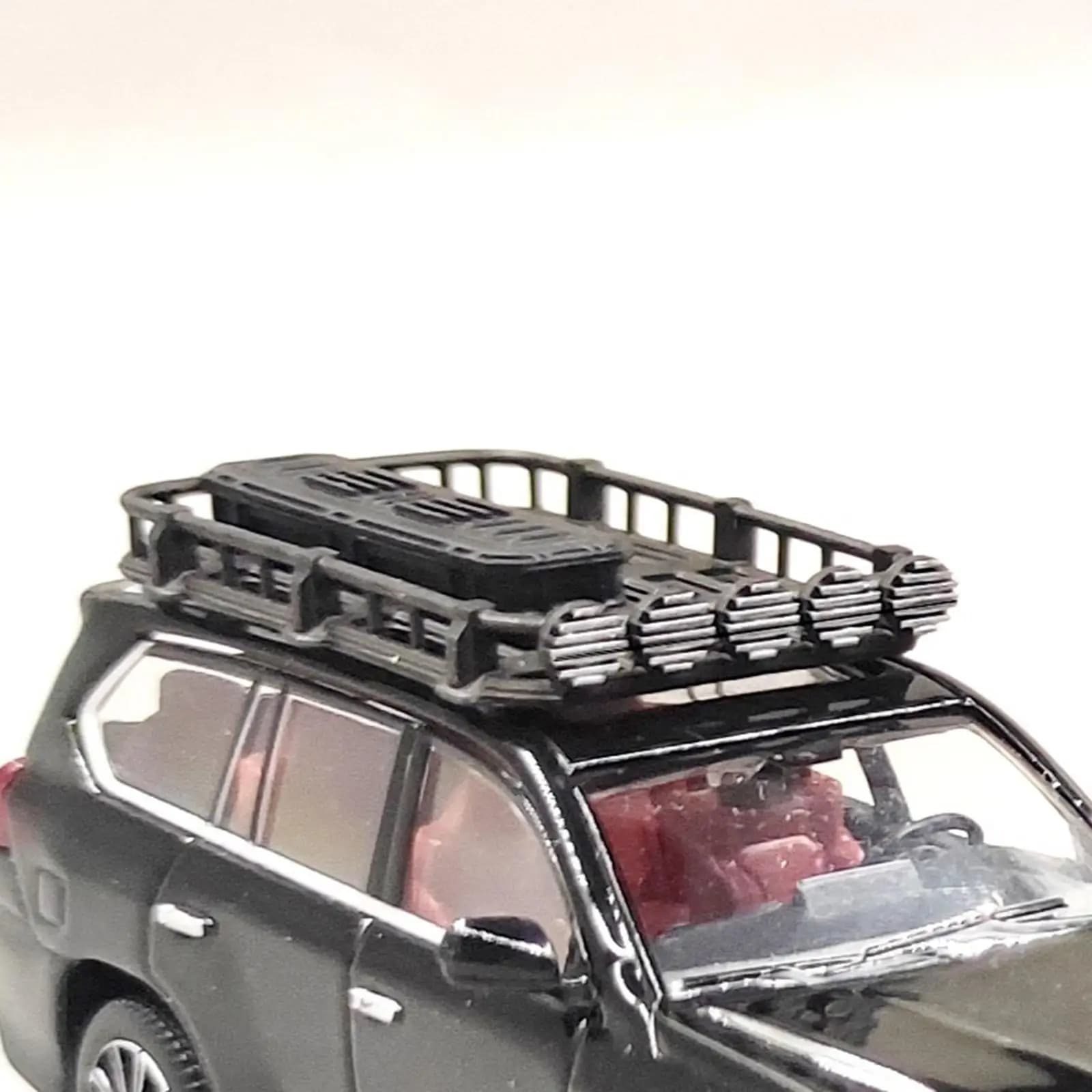 Portapacchi da tetto modello 1:64, simulazione in resina, mini porta bagagli da tetto per auto