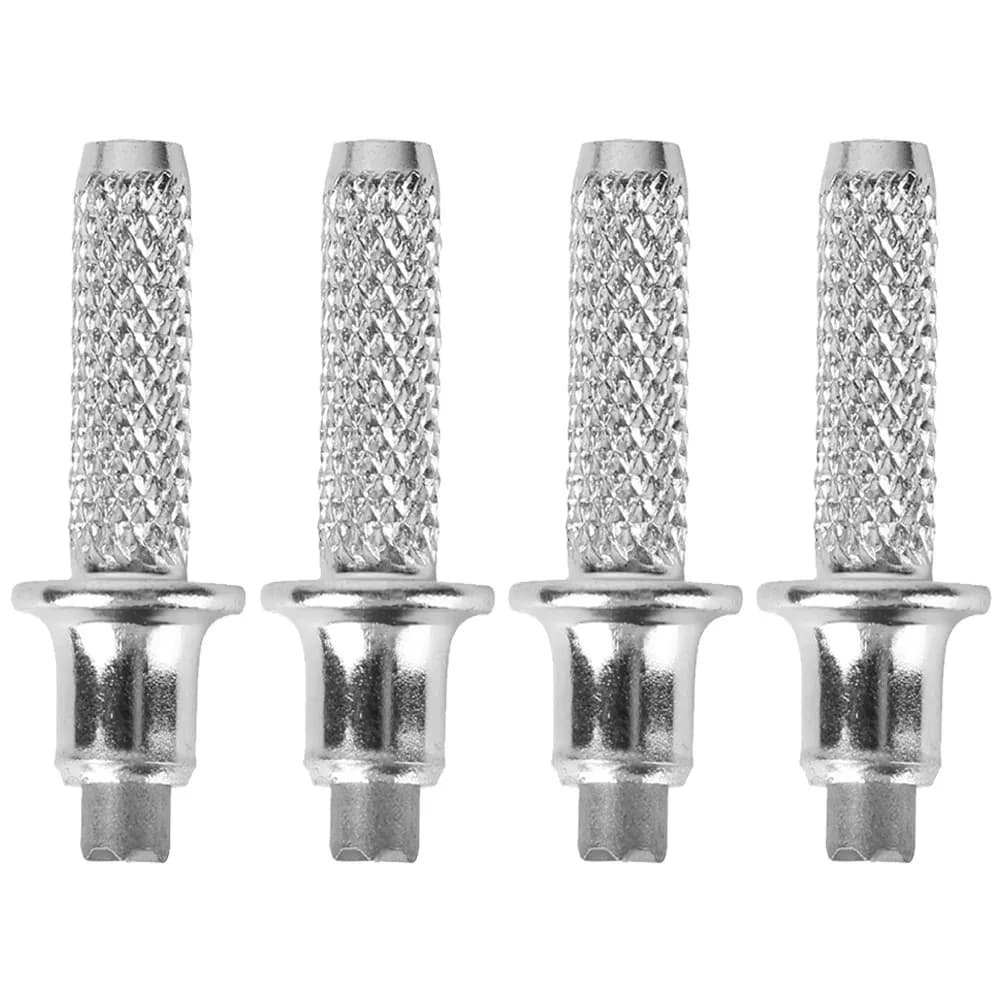 4 Replaceable Metal Tips for Trekking Sticks, Tungsten Steel Accessories for Hiking Sticks, Spare Parts for Ski Sticks