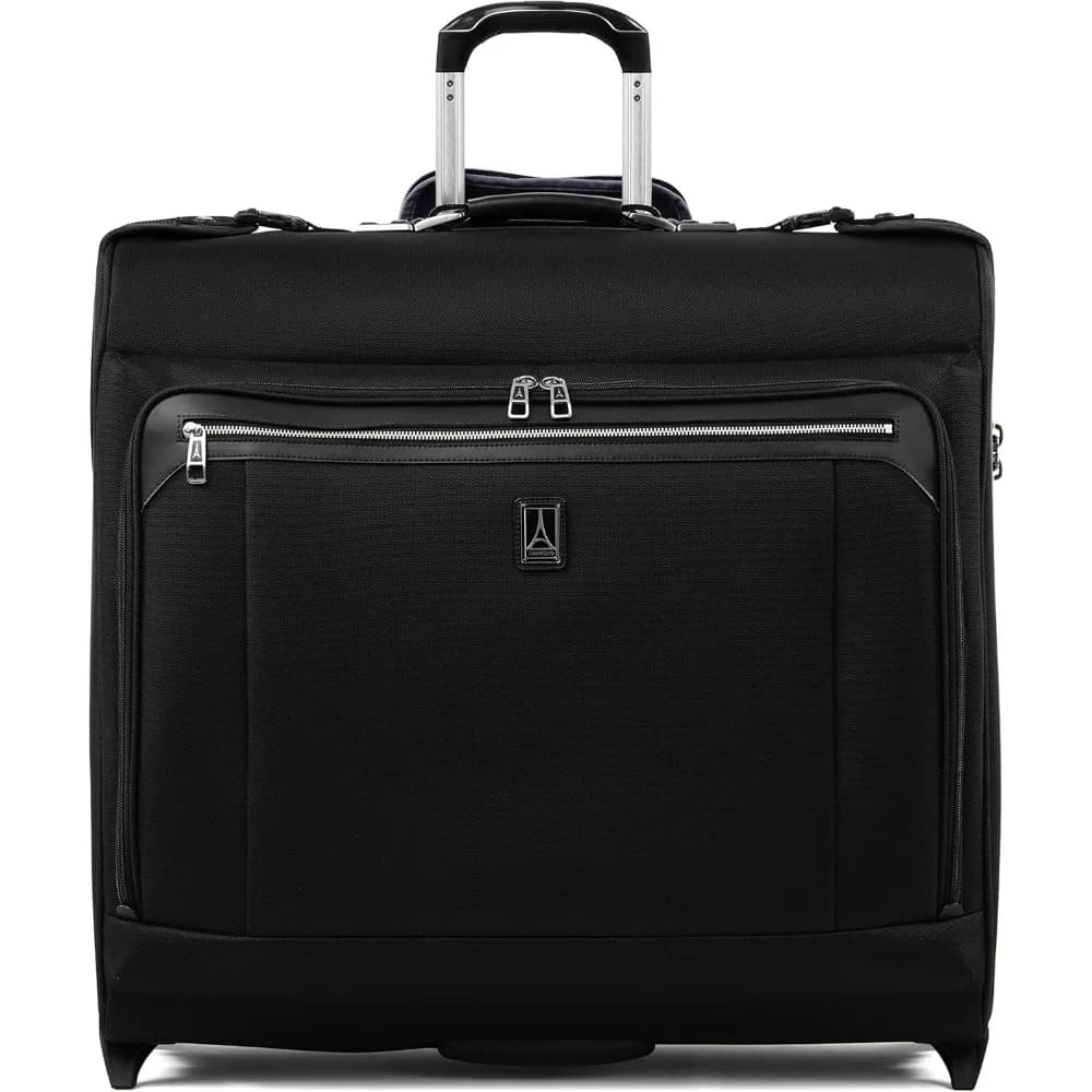 Borsa per indumenti da viaggio Platinum Elite da 50 pollici con ruote Borsa per indumenti da viaggio nera Shadow con ruote