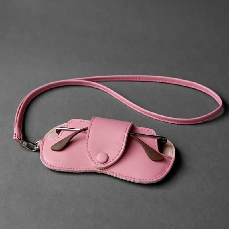 PU Leather Goggle Bag Sunglasses Case Protective Cover for Portable Myopia Neck Cordini Reading Glass Box