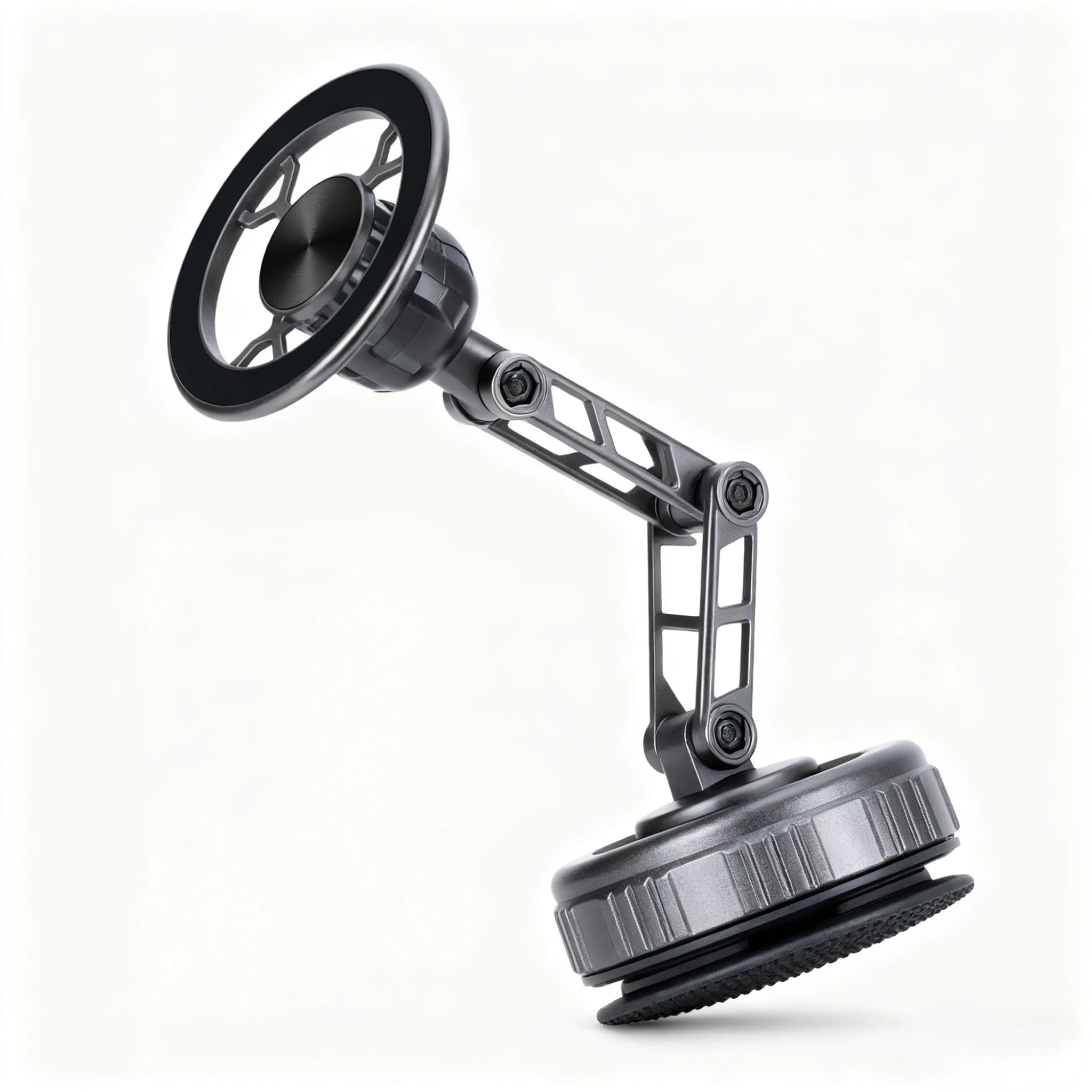 Three-Axis Foldable 360° Rotating Mechanical Arm Car Phone Holder Universal Mount Navigation Vacuum Magnetic Phone Stand