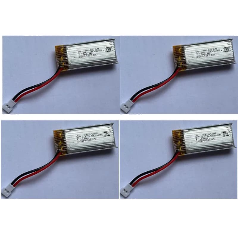 V37 Protezione completa Quadrato MINI Telecomando RC Drone Quadcopter Pezzi di ricambio Accessori 3.7V 400Mah Batteria Elica