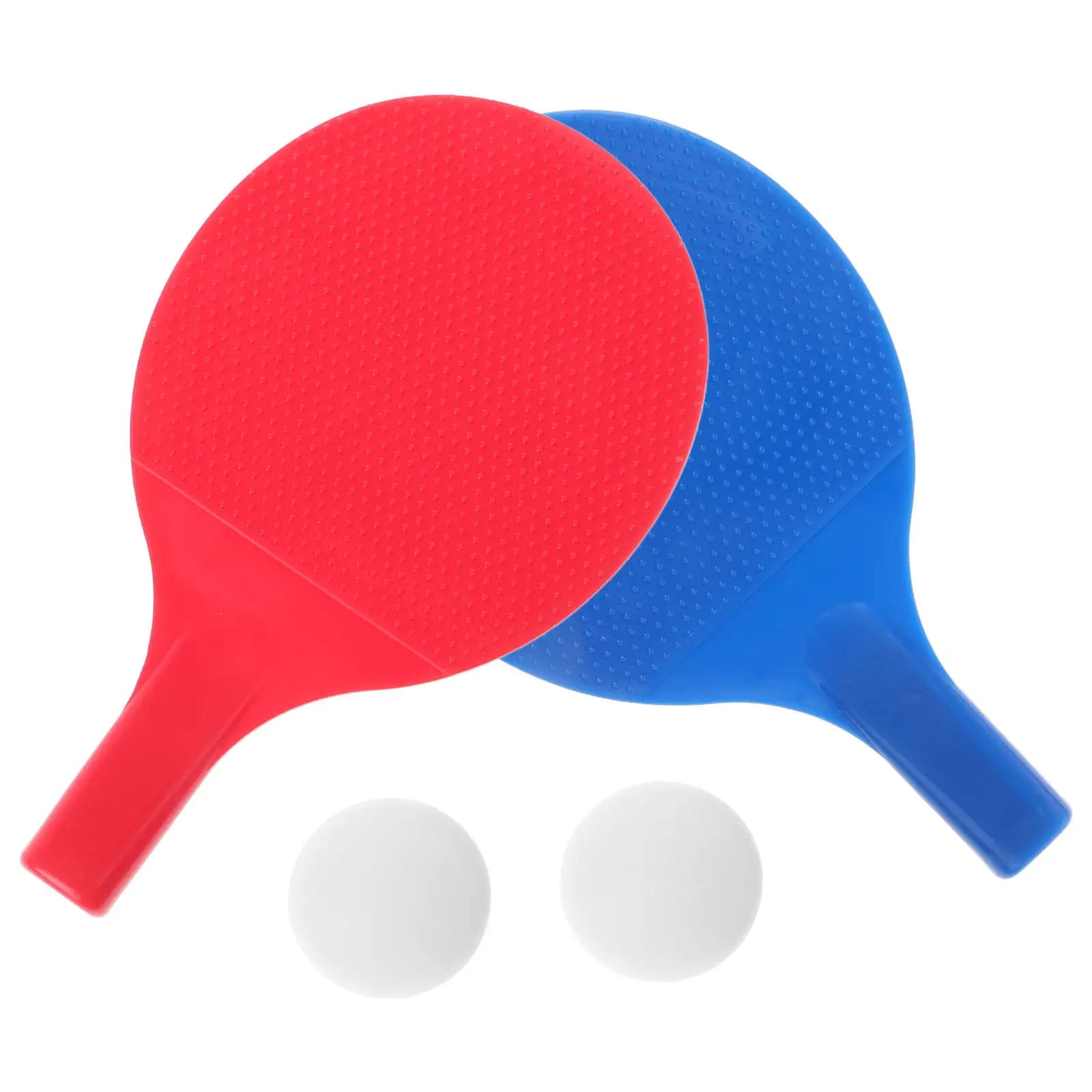 Set di 1 racchetta compatta da ping pong con squisita fattura artigianale, palla antiscivolo, ideale per principianti, coordinazione e reazione