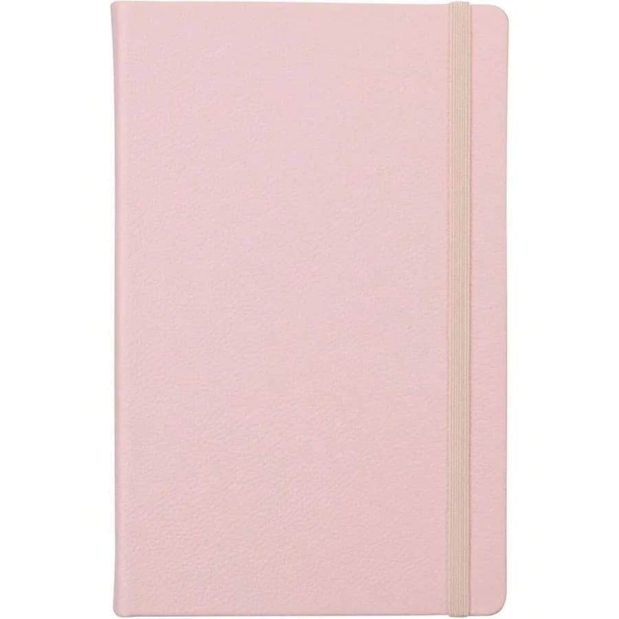 Classic Leather Notebook Writing Journal, Hardcover, Elastic Closure Narrow Ruled Pages, Inspire Collection