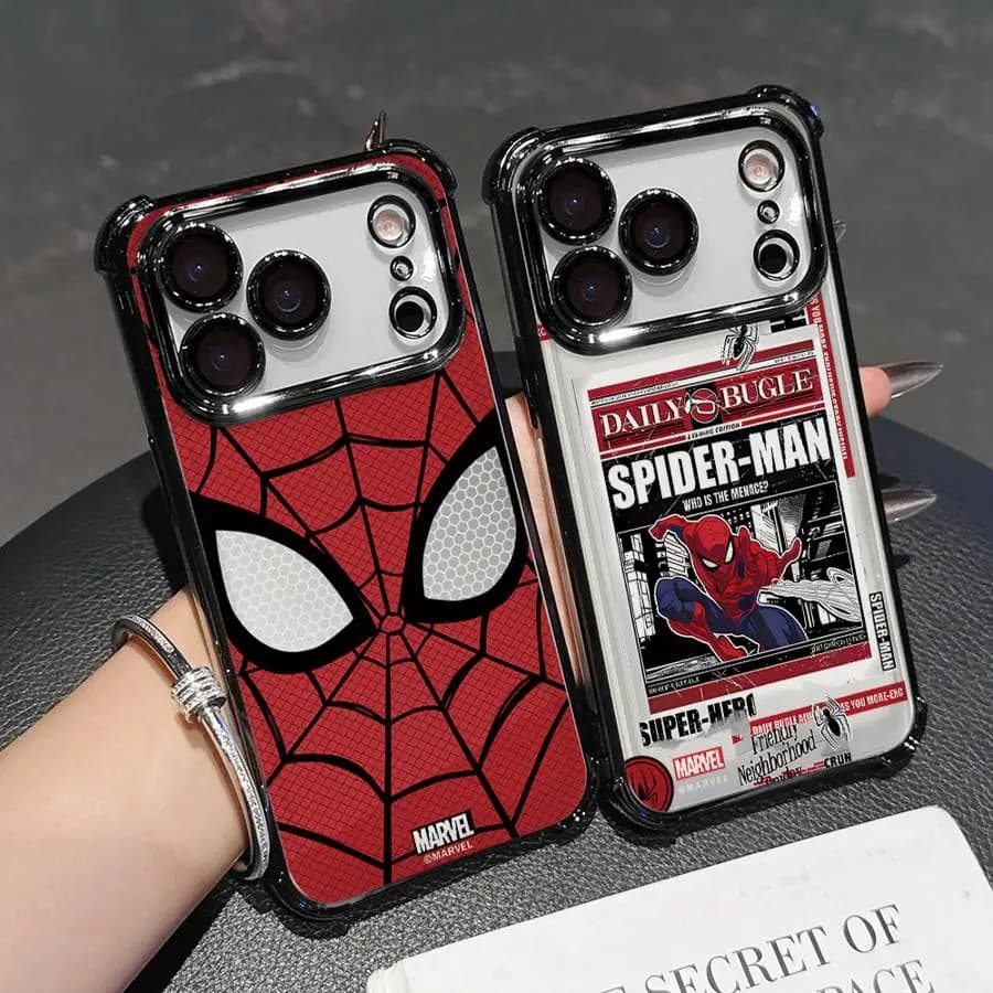 New Cover for Phone Marvel Spider-Man for Apple iPhone 17 Pro Max 14 13 16e 11 Air 15 16 Pro 12 Plus