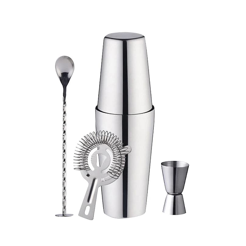 Set da barista per baristi professionisti e bar per famiglie Set da 5 pezzi di Boston Cocktail Shaker