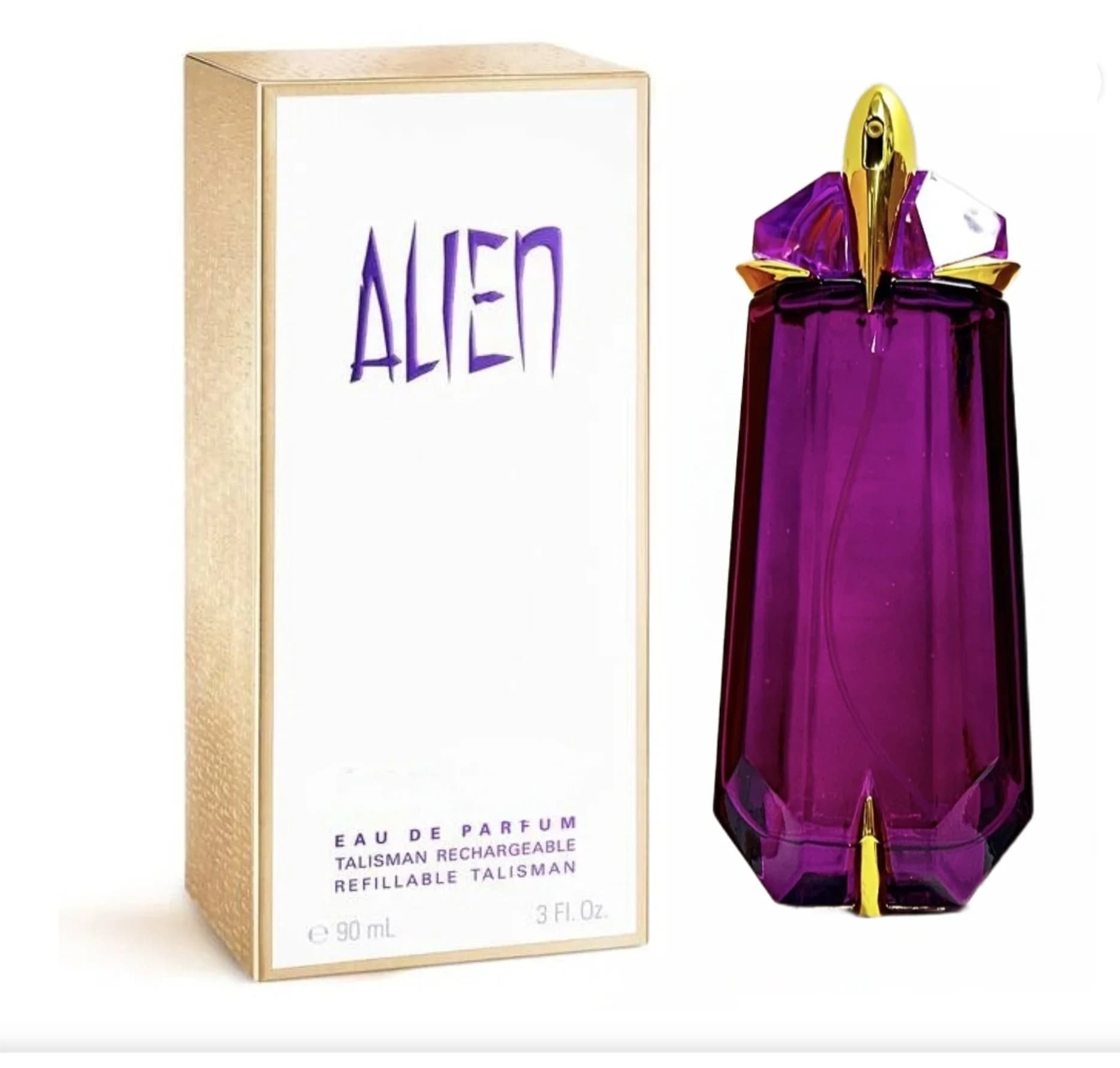 Mugler Alien Eau De Parfum for Woman, Woody Floral Perfume with Gelsomino, Wood and Amber, Long-Term Fragrance