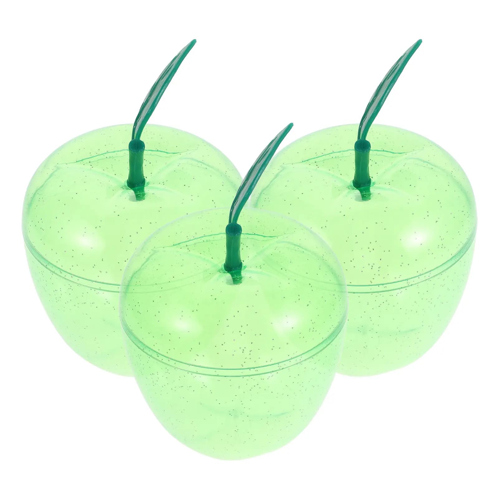 3Pcs Xmas Plastic Candy Jar Lid Transparent Storage Container Snack Dried Fruit Tea Organizer Christmas Gift Box