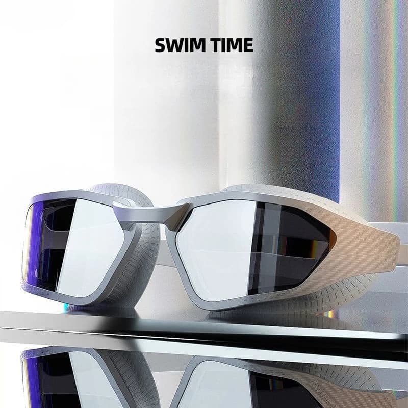 Swimwear for Adults with Large Visual, Anti-fog, UV Protection, Waterproof Silicone Gasket, Graduate lens options for Men and Women