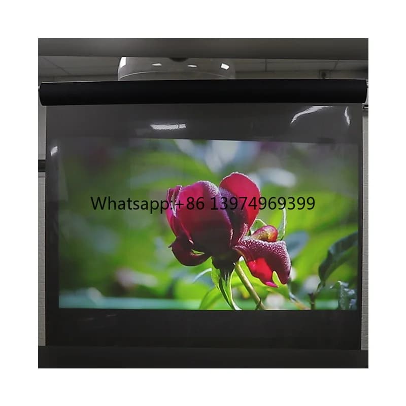 SMX 3D Hologram Black Projection Film 100um Thickness 178 View Angle Outdoor Rear Projector Advertising Screen