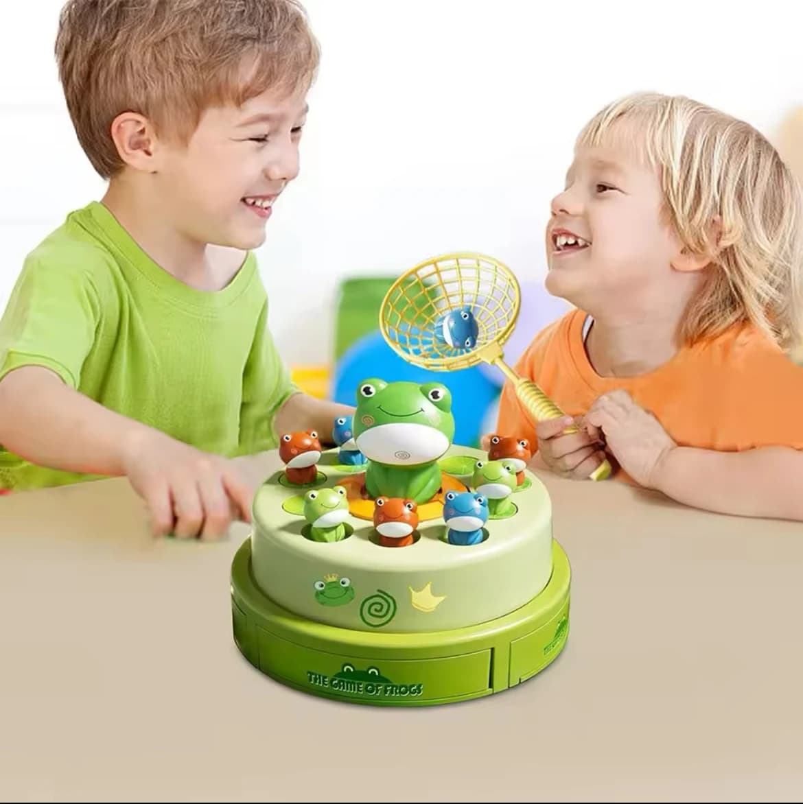 Giocattolo Montessori per bambini Lancio Rana Cartone animato Rana volante Cattura Giocattolo divertente Sviluppo Interazione sensoriale1 Gioco per 2 giocatori Giocattolo puzzle