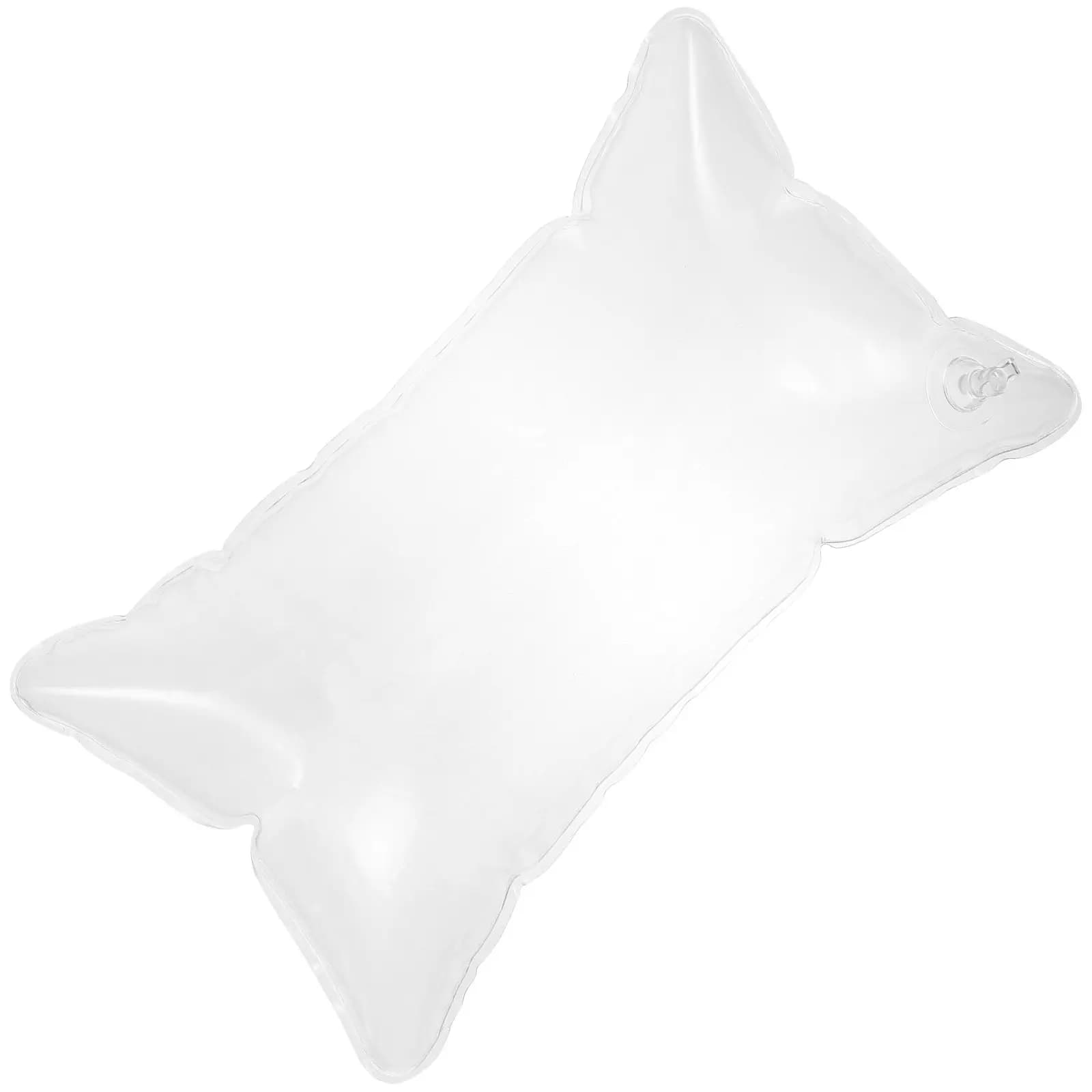Cuscino Gonfiabile Trasparente per Campeggio, Altezza Regolabile, Cuscino da Viaggio per Esterni, Inserti per Cuscini Impermeabili