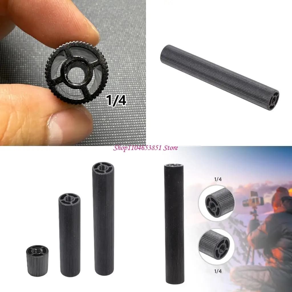 Adattatore professionale per treppiedi per fotocamera da 1/4 pollice femmina a femmina 3 dimensioni 3 pezzi/set